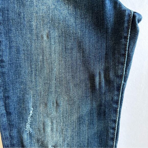 DL1961 Mara Ankle Jeans High Rise Straight Frayed Edge USA Womens 28 Medium Wash - Picture 8 of 14